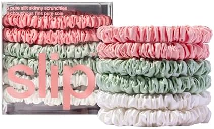 skinny scrunchies - set of 6