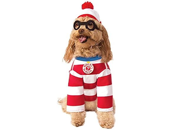 Where's Waldo: Waldo Pet Costume for For Dogs