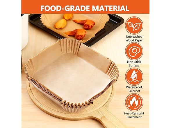 UBeesize Parchment Liners Ninja Crispi 300pk
