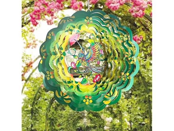 GOTOME Hummingbirds Wind Spinner