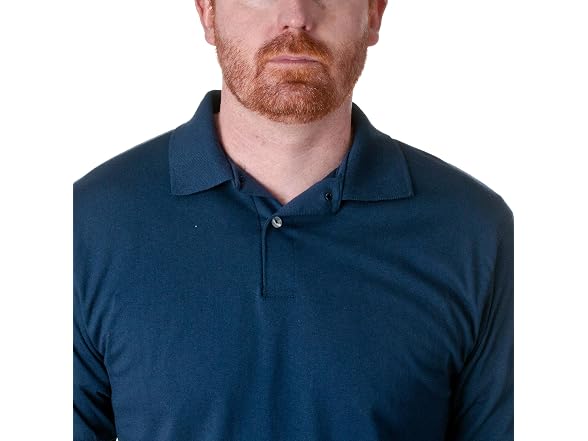Hanes Men (M) Cotton-Blend EcoSmart® Polo Jersey