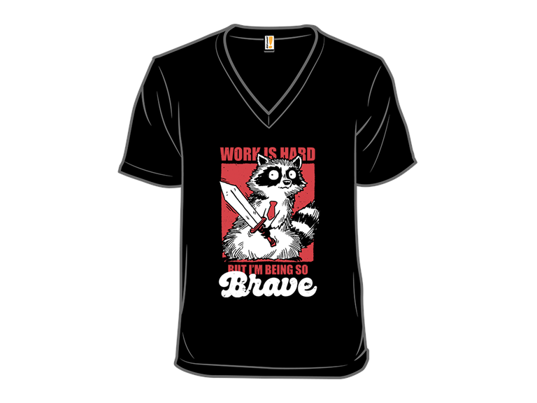 Raccoon Brave at Work