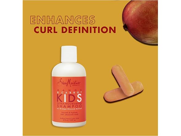 Shea Moisture Kids Shampoo Mango Carrot 8oz