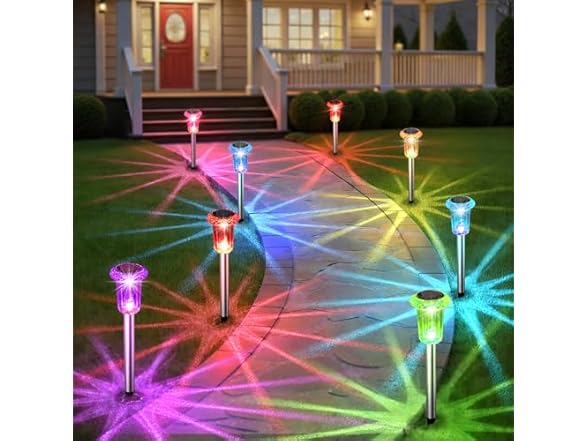 Solar Outdoor Lights RGB