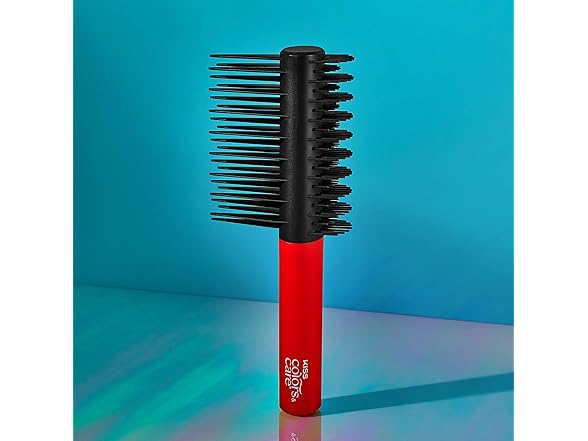 KISS Colors & Care Detangle Boss Glide & Define 2-in-1 Two-Tiered Brush