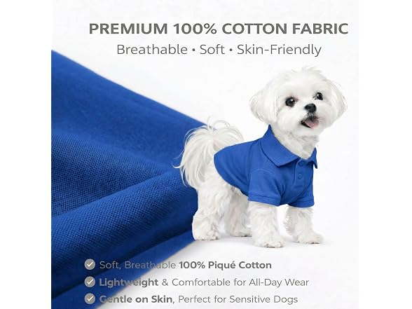 lovelonglong Basic Dog Polo Shirts Premium C