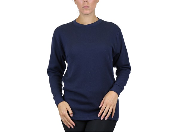 3Pk Asst Womens Waffle-Knit Thermal Shirts