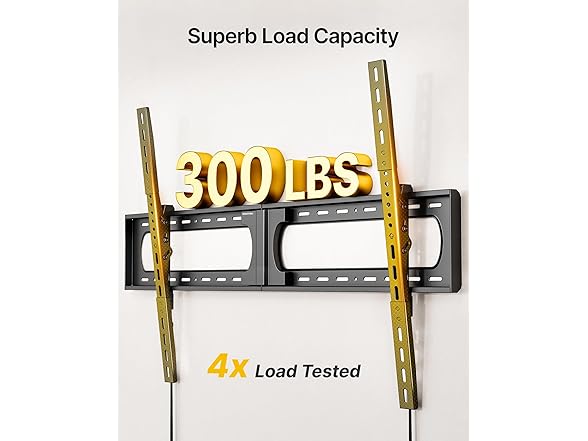 monTEK Heavy Duty Tilting TV Wall Mount | 37-140''