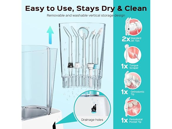 COSLUS Advanced Water Flosser for Teeth