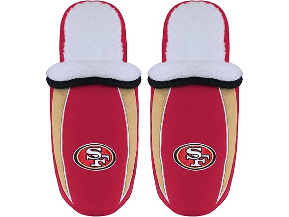 SAN FRANCISCO 49ERS Sherpa Slide Slippers (13-14)