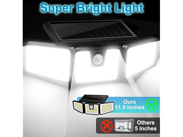 AmeriTop 2 Pack Solar Outdoor Lights