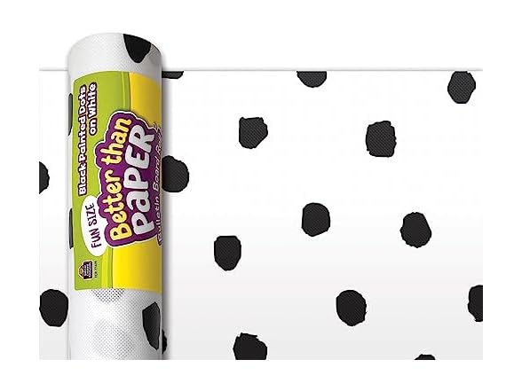 Teacher Created Resources Fun Size Black Painted Dots