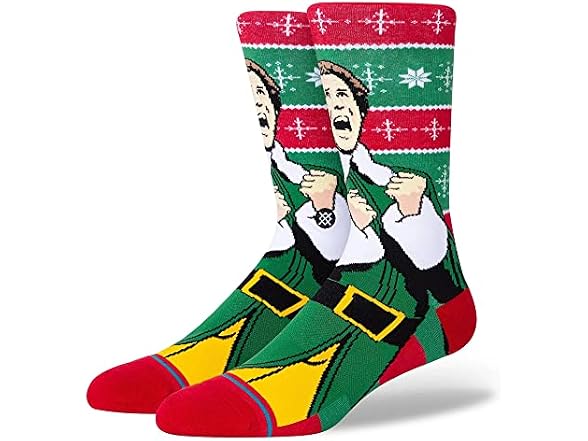 Stance Men (L) Elf Cold Outside Crew Socks