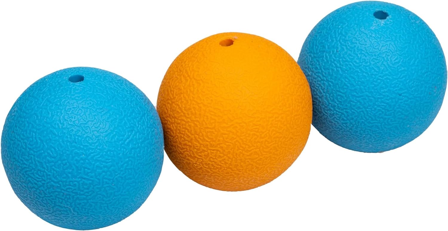 Amazon Basics Squeaker 3pk Toy Dog Balls - Gallery 8