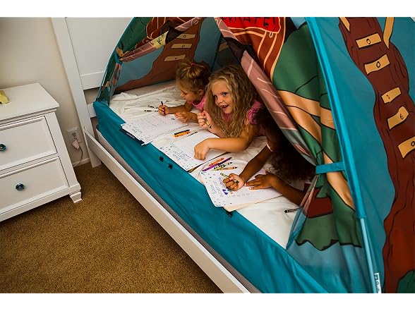 Pacific Play Tents 19790 Kids Tree House Bed Tent Playhouse