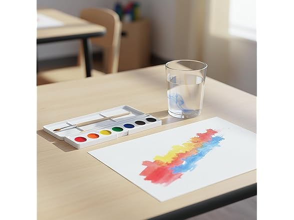 Crayola Watercolor Paint Tray Refills, Bulk Classpack