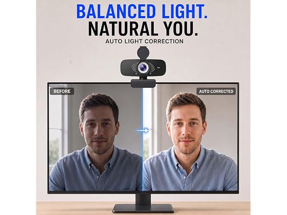 AEICIK 1080P Webcam Privacy Cover USB-C
