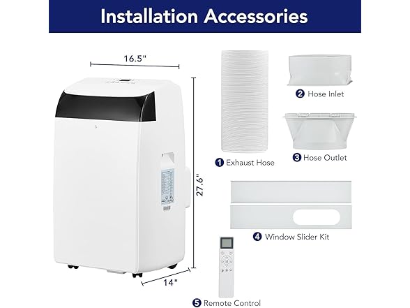 (NEW!) HobbyField 12k BTU Portable AC