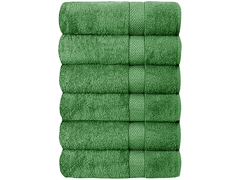 Simple Elegance 6Pk Plush Bath Towel Set - Gallery 8