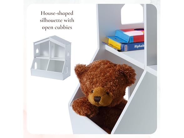 Little Seeds Trellis Storage Cubby Bookcase