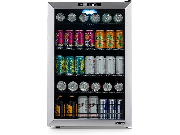 Newair Beverage Fridge w/Split Shelf - 160 Cans