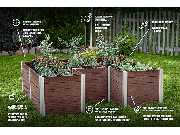 Vita Urbana 6x6 Keyhole Garden