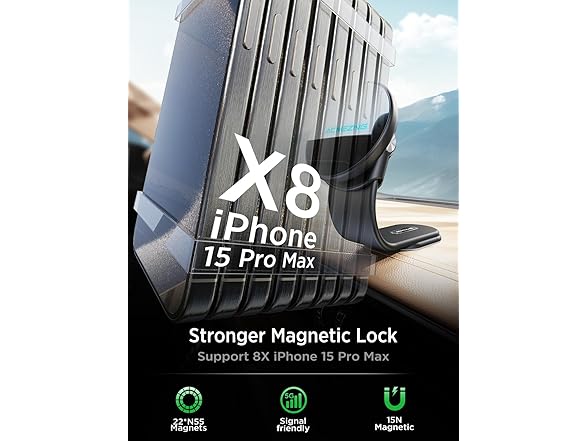 ACMEZING 15W Magsafe Car Mount Charger