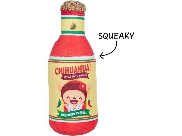 Barkbox Habanero Pupper Sauce Dog Toy | Plush