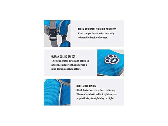 Canada Pooch Dog Cooling Vest Dogs