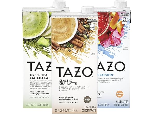 TAZO Chai Latte Concentrate, 32oz