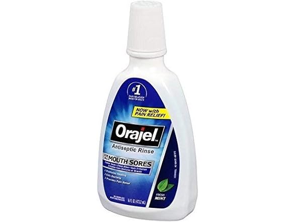 Orajel Antiseptic Mouth Sore Rinse 16 oz