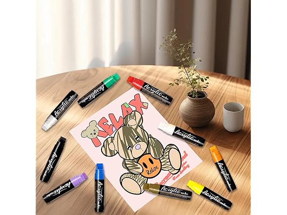 15mm Jumbo Poster Markers (10 pieces)