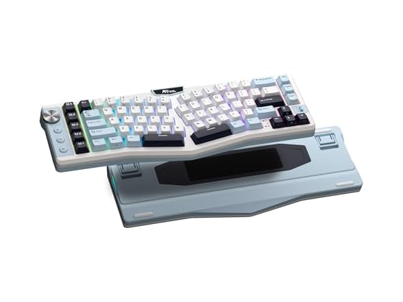 RK ROYAL KLUDGE A72 Alice Ergonomic Wireless Keyboard