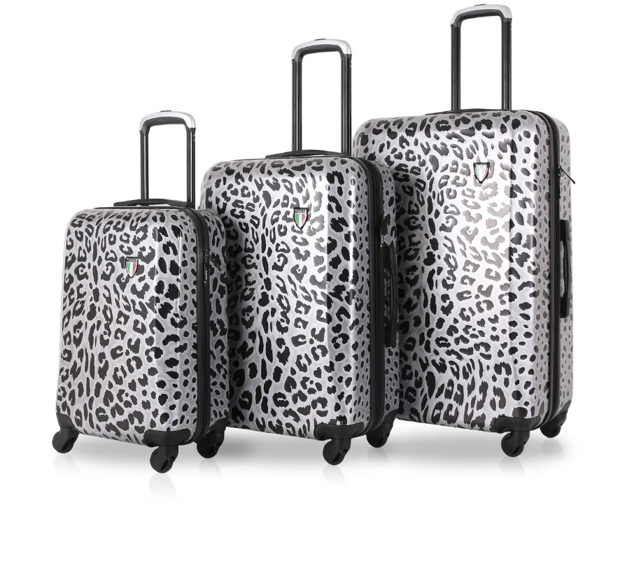 TUCCI Italy Winter Leopard 3PC Luggage - Gallery 4