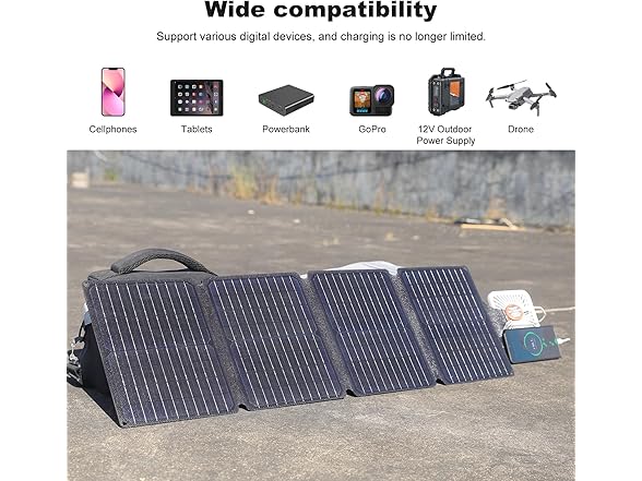 30W Portable Foldable Solar Panel