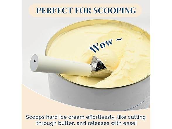 Heated Ice Cream Scoop
