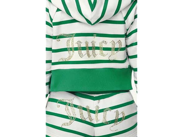 Juicy Couture Corset Track Jacket Kiwi Stripe