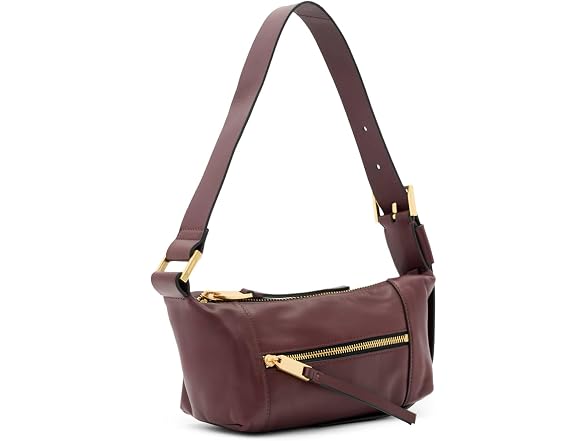 AllSaints Vega Mini Shoulder Dark Red