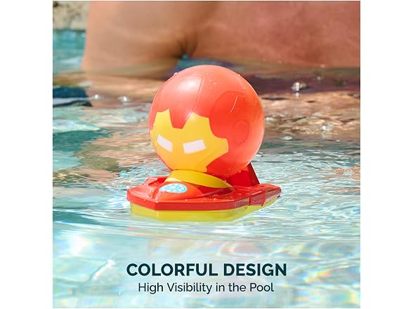 SwimWays Marvel Iron Man Inflatable Water Air Boat Toy