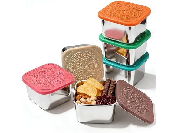 MAXTBEE Snack Box Containers - 6 Pack 6oz