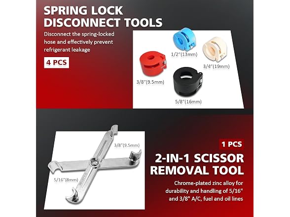 26pc Fuel Line Disconnect Tool Set