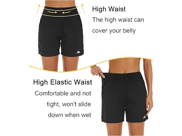 Women's Tummy Control Swim Shorts