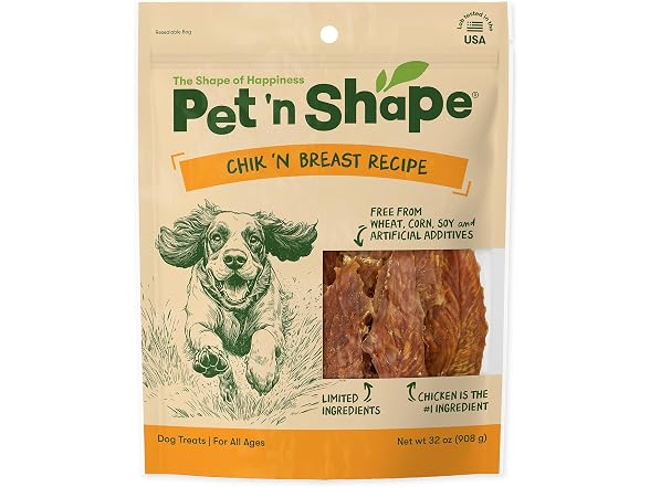 Pet 'n Shape Chicken Breast Jerky, 2 lb