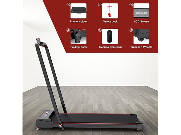 CITYSPORTS 2 in 1 Folding Treadmill