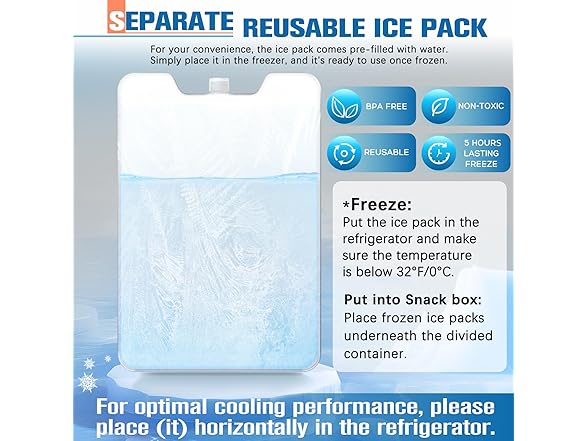 Tendware Portable Snackle Box Container