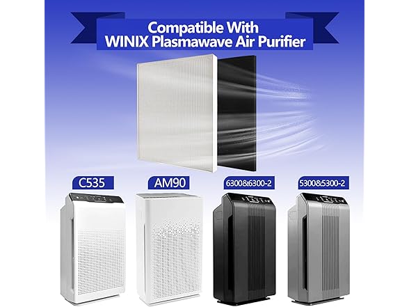 MAXTBEE 115115 Replacement Filters Compatible with Winix