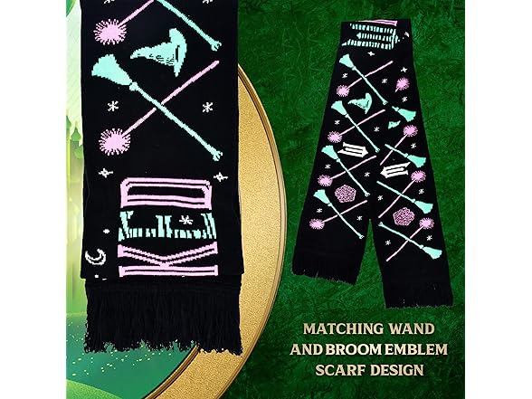 Wicked Beanie Hat and Scarf Set