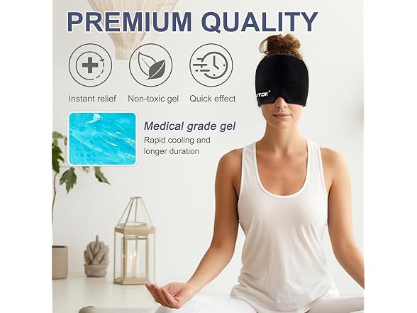 EXQUISLIFE Migraine Headache Relief Cap