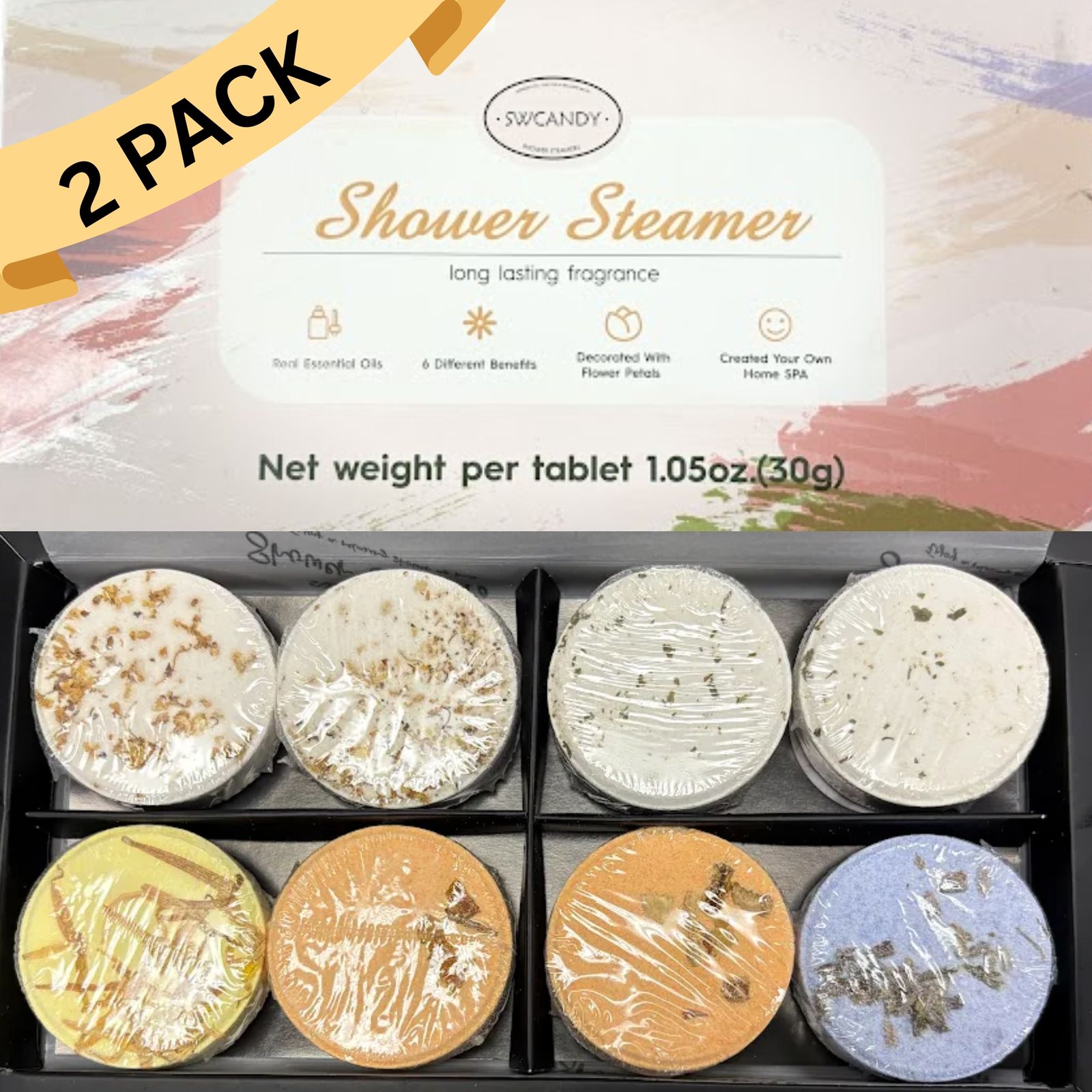 (2-Pack) Aromatherapy Shower Steamers, 8-Ct - Gallery 16