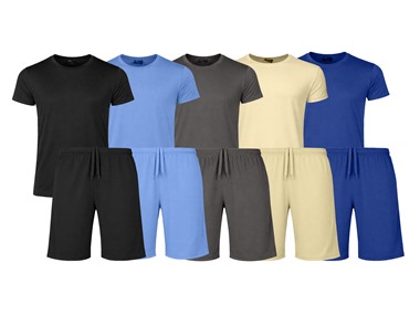 $31.99 6Pc Mens Poly Tech Lounge Set dealfomo